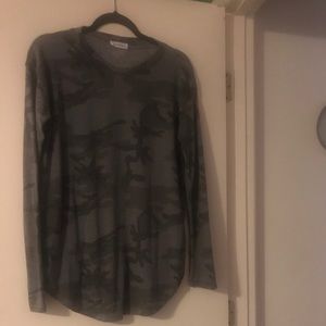 Love First Long Sleeve Camo Tee